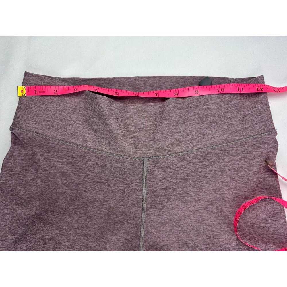 Vuori Heather Hazel Mid Rise Elevation Slim Bootcut Cropped Leggings Small VW487 - Picture 7 of 10